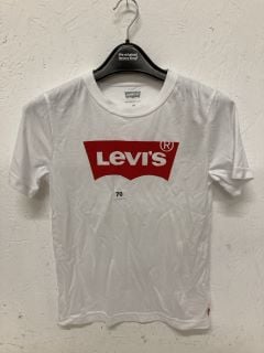 LEVIS CENTRE LOGO T-SHIRT SIZE: 14A