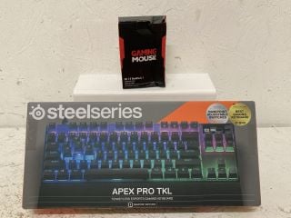 2 X COMPUTER ACCESSORIES INC STEELSERIES APEX PRO TKL KEYBOARD