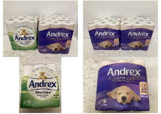 QTY OF TISSUE INC ANDREX ULTRA CARE