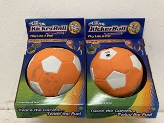 2 X STAY ACTIVE KICKER BALL BY SWERVE BALL