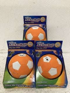 3 X STAY ACTIVE KICKER BALL BY SWERVE BALL