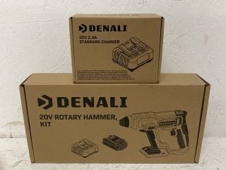 DENALI 20V ROTARY HAMMER, KIT + 20V 2.4A STANDARD CHARGER RRP: £131.99