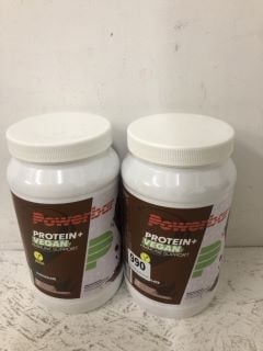 2 X POWERBAR PROTEIN+VEGAN + IMMUNE SUPPORT CHOCOLATE FLAVOUR (BBE 11/2024)