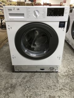 BEKO INTEGRATED 8KG WASHING MACHINE MODEL: WTIK84121 - RRP.£299 (EX-DISPLAY)