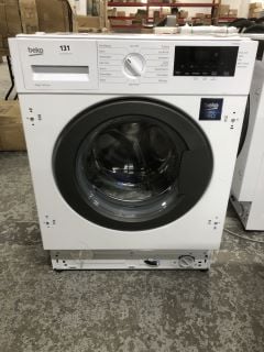 BEKO INTEGRATED 8KG WASHING MACHINE MODEL: WTIK84121 - RRP.£299 (EX-DISPLAY)