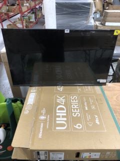 HISENSE 43" UHD 3K 6 SERIES TV MODEL: 43A6KTUK (SMASHED SCREEN)