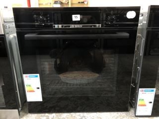 BOSCH BUILT-IN SINGLE OVEN MODEL: HBS534BB0B - RRP.£399 (EX-DISPLAY)