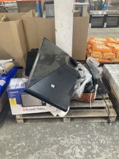 PALLET OF ITEMS TO INC RUSSELL HOBBS MANUAL MICROWAVE