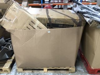 PALLET OF ITEMS TO INC SANDSTROM TV STAND