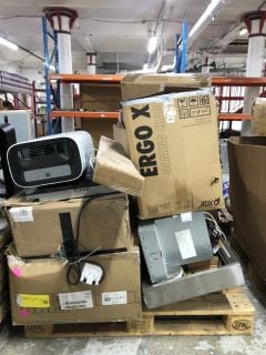 PALLET OF ITEMS TO INC ERGO X GAMING CHAIR