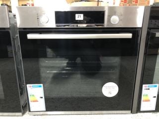 BOSCH BUILT-IN SINGLE OVEN MODEL: HRS574BS0B- RRP.£499 (EX-DISPLAY)