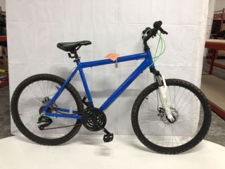 UNBRANDED BLUE FRAMED MOUNTAIN BIKE - MPSS02836312 (VAT ONLY PAYABLE ON BUYERS PREMIUM)