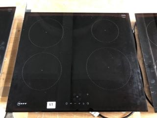 NEFF FOUR BURNER INDUCTION HOB MODEL: T36FBE1L0G - RRP.£559 (EX-DISPLAY)