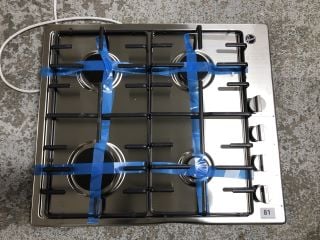 HOOVER FOUR BURNER GAS HOB MODEL: HHW6LK3X - RRP.£149 (EX-DISPLAY)