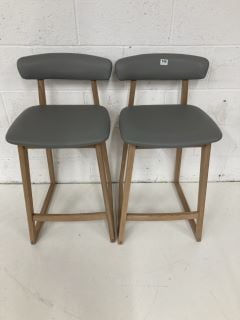 PAIR OF JOHN LEWIS REFLEX BAR STOOLS RRP £385