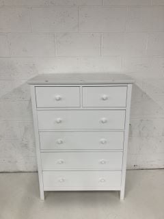 JOHN LEWIS WILTON FIVE-DRAWER CHEST IN WHITE RRP £299