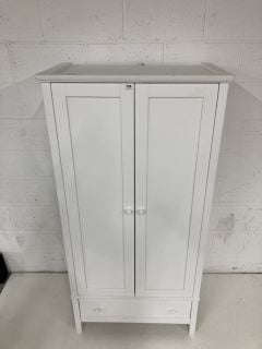 JOHN LEWIS WILTON TWO-DOOR ONE-DRAWER WARDROBE IN WHITE RRP £395