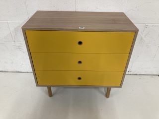 JOHN LEWIS BISLEY BRIDGE THREE-DRAWER CHEST RRP £399