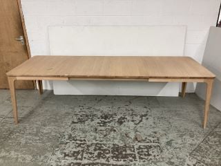 EBBE GEHL FOR JOHN LEWIS MIRA OAK EXTENDING DINING TABLE RRP £1,084