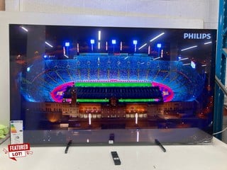 PHILIPS 77" OLED TV MODEL: 77OLED759/12 RRP £2,999 (WITH REMOTE, WITH STAND, WITH BOX)