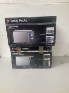 2 X RUSSELL HOBBS MICROWAVE OVENS