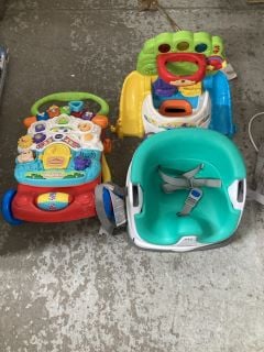 EARLY LEARNING ITEMS TO INCLUDE A BABY EINSTEIN SEAT