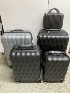 2 X HARDSHELL SUITCASES