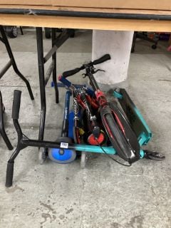 VARIOUS SCOOTERS TO INCLUDE EVO