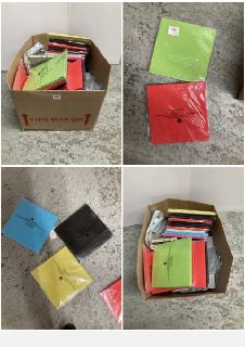 QTY OF FOLDING STORAGE BOXES