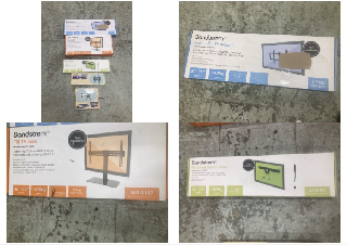 QUANTITY OF VARIOUS TV MOUNTS