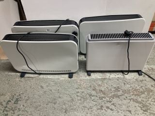 4 X CONVECTOR HEATERS