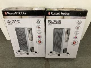 2 X OIL FILLED RADIATORS