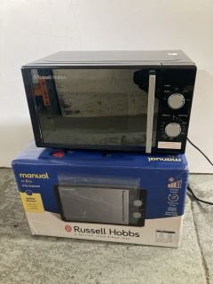 2 X MICROWAVE OVENS TO INCLUDE RUSSELL HOBBS