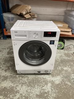 BEKO INTEGRATED 8KG WASHING MACHINE MODEL WDIK854451 RRP: £259 (EX DISPLAY)