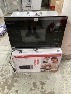 2 X MICROWAVE OVENS TO INCLUDE SHARP