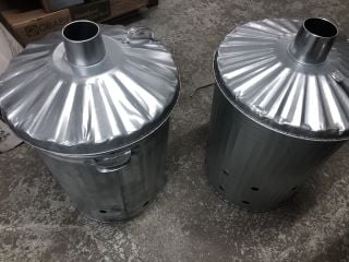 2 X GARDEN INCINERATORS