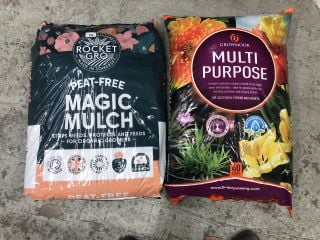 TWO SACKS OF COMPOST