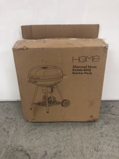 HOME CHARCOAL 56CM KETTLE BBQ STARTER PACK