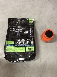 2 X ITEMS OF ITEMS  INC FITNESS CULTURE PREMIUM MASS GAINER 6 KG