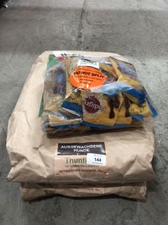 3 X DOG FOOD ITEMS INC 12KG DOG FOOD