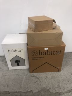 QTY OF ITEMS INC HABITAT TABLE LAMP