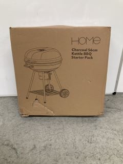 HOME CHARCOAL 56CM KETTLE BBQ STARTER PACK