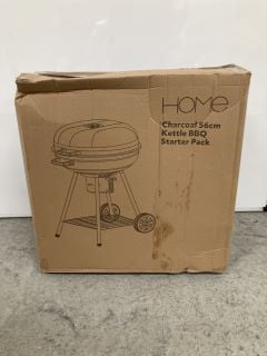 HOME CHARCOAL 56CM KETTLE BBQ STARTER PACK