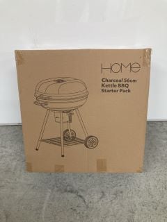 HOME CHARCOAL 56CM KETTLE BBQ STARTER PACK