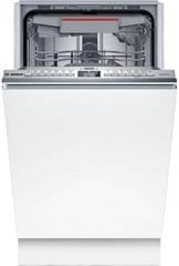 BOSCH SERIES 4 WIFI CONNECTED FULLY INTEGRATED SLIMLINE DISHWASHER - STAINLESS STEEL CONTROL PANEL WITH FIXED DOOR FIXING KIT MODEL: SPV4EMX25G RRP: £699 (POWERS ON)