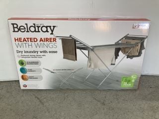 2 X BELDRAY HEATED AIRER WITH WINGS