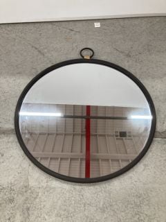 BLACK ROUND MIRROR