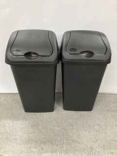 2 X KITCHEN BINS