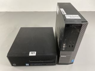 2 X DESKTOPS TO INCLUDE DELL PC OPTIPLEX 3020. [JPTN41811, JPTN41626]