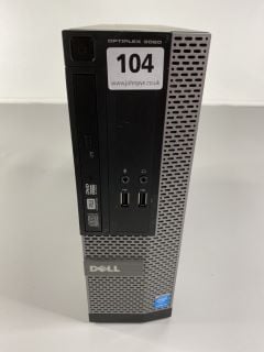 DELL OPTIPLEX 3020 500GB PC. (UNIT ONLY). INTEL CORE I5-4590, 4GB RAM,   [JPTN41808]